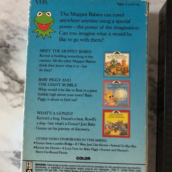 Muppet Babies Video Storybook Vol. 1 VHS Kermit the Frog - Picture 3 of 5